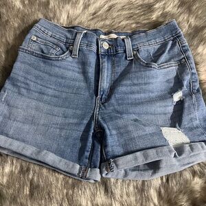 Signature by Levi Strauss Light Blue Jean Shorts